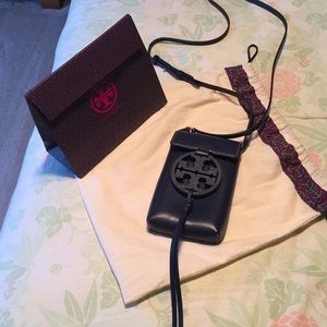 Tory Burch Miller crossbody phone case.